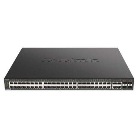 Switch administrable D-Link 48 ports PoE GIGA + 4 ports combo SFP