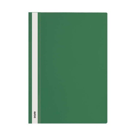 Pack de 10 - Dohe Dosier avec attache en polypropylène - Format A4 - Couverture transparente et dos opaque