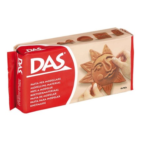 Pâte à Modeler Das - 500gr - Facile à Travailler - Séchage à l'Air - Couleur Terre Cuite