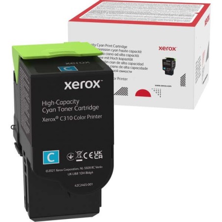 Toner cyan originale Xerox C310/C315 - 006R04365