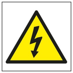 Étiquette de signalisation des risques électriques Apli 1 U
