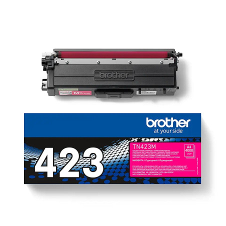 Brother TN-423M Magenta Toner Cartridge, 4,000 Pages