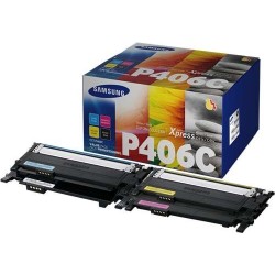 Samsung CLP360CLX3305 Pack de 4 cartouches toner originales - CLT-P406CSU375A