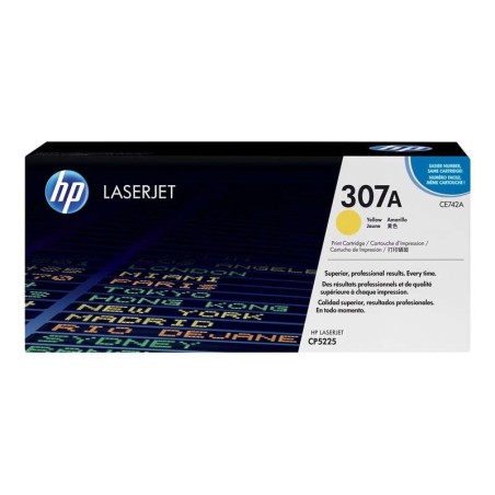 Toner jaune authentique HP CE742A - 307A