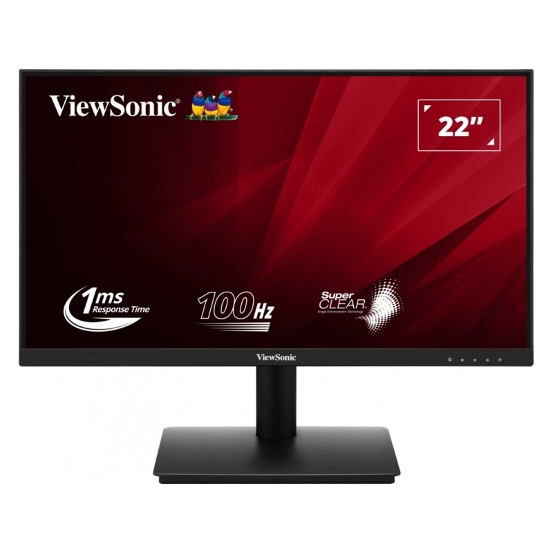 Moniteur Viewsonic 21,5" VA220-H LED FullHD - 100Hz - Temps de réponse 1ms - Angle de vision 178º - 16:9 - Panneau MVA - VGA