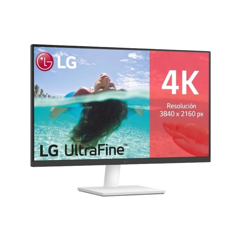 Moniteur LG UltraFine LED 27" IPS UltraHD 4K HDR10 - Temps de réponse 5ms - Angle de vision 178º - 16:9 - HDMI, DisplayPort