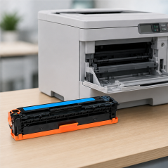 Toner cyan HP compatible CB541A/CE321A/CF211A