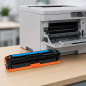 Toner cyan HP compatible CB541A/CE321A/CF211A