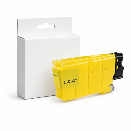 Compatible Brother LC528XL Yellow Pigment Cartridge