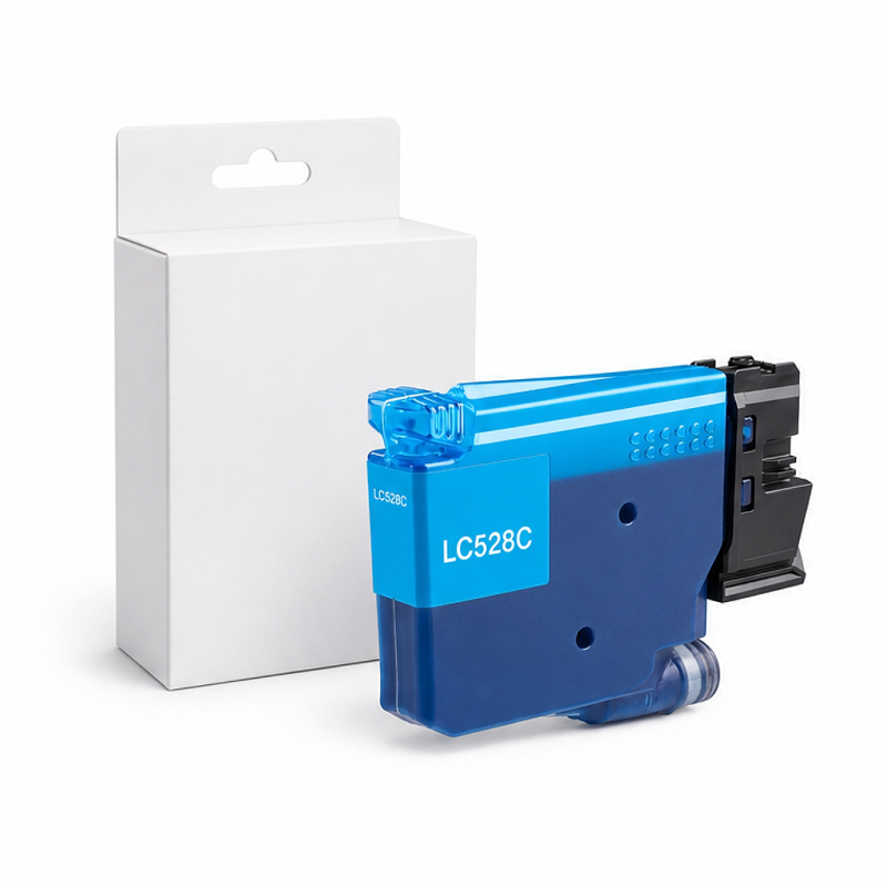 Cartouche cyan compatible Brother LC528C - 5 000 pages