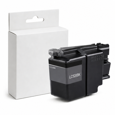 Compatible Brother LC528BK Black Cartridge, 6,000 Pages