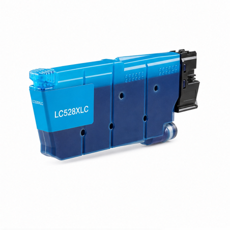 Cartouche cyan Brother LC528XLC compatible - 10 000 p.