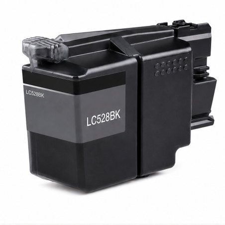 Compatible Brother LC528BK Black Cartridge, 6,000 Pages