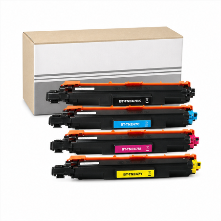 Brother TN247/TN243 Compatible 4-Pack Toner