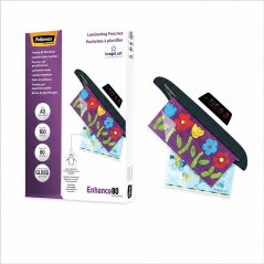 Fellowes Pochettes A3 80 microns x100 brillantes