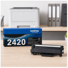 Brother TN-2420 Genuine Black Toner, 3,000 Pages