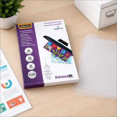Fellowes A4 80 Micron Laminating Pouches, 100 Pack
