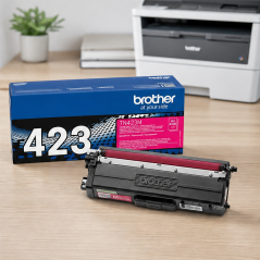 Brother TN-423M Magenta Toner Cartridge, 4,000 Pages