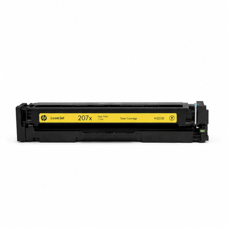 HP 207X jaune original W2212X | 2 450 pages