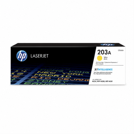 HP 203A jaune CF542A – toner d’origine LaserJet