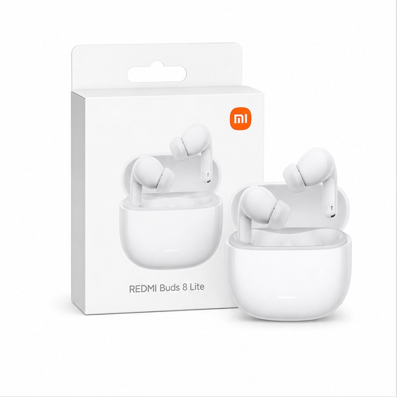 Xiaomi REDMI Buds 8 Lite Blanc — écouteurs TWS ANC 42 dB, Bluetooth 5.4