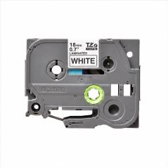 Ruban laminé Brother TZe-241 noir sur blanc 18 mm x 8 m