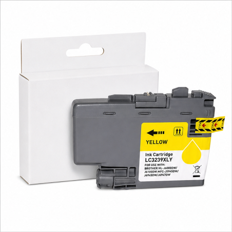 Cartouche Brother LC3239XLY Jaune XL 5 000 pages