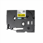 Brother TZe-611 laminated label tape, black on yellow, 6mm x 8m