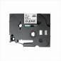 Ruban laminé Brother TZe131 noir sur transparent 12 mm x 8 m