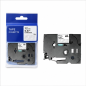 Brother TZe-135 Laminated Label Tape, White on Clear, 12mm x 8m