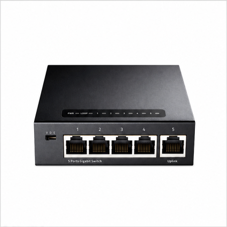 Cudy GS105 5-Port Gigabit Desktop Switch, Black