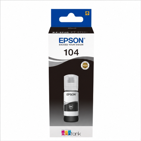 Epson 104 noir EcoTank 65 ml | C13T00P140