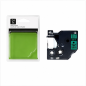 DYMO D1 45019 label tape black on green 12 mm x 7 m