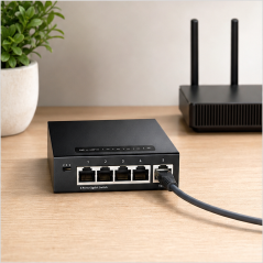 Cudy GS105 switch Gigabit 5 ports noir officiel