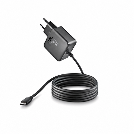Chargeur mural NGS GAN 45W-C USB-C GaN PD3.0 PPS, câble 1,5 m, noir