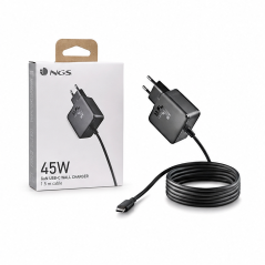 NGS GAN 45W-C USB-C GaN PD3.0 PPS, câble 1,5 m