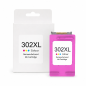 Cartouche d’encre tricolore remanufacturée HP 302XL, 18 ml