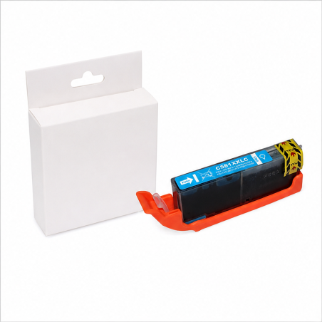 Cartouche cyan Canon CLI-581C XXL compatible