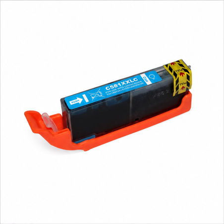 Cartouche d’encre cyan Canon CLI-581C XXL compatible