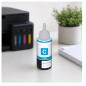 Bouteille d’encre cyan compatible Canon GI, 70 ml