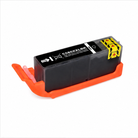 Cartouche d’encre noire pigmentée compatible Canon PGI-580XXL