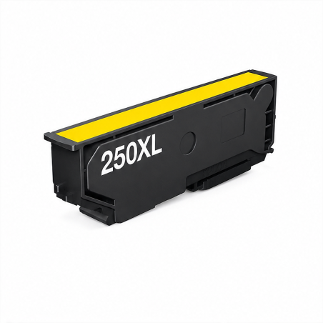Epson 250XL Yellow Ink Cartridge, Genuine Claria Photo HD