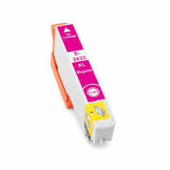 Compatible Epson 24XL Magenta Ink Cartridge T2433/T2423, 13 ml