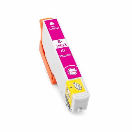 Compatible Epson 24XL Magenta Ink Cartridge T2433/T2423, 13 ml