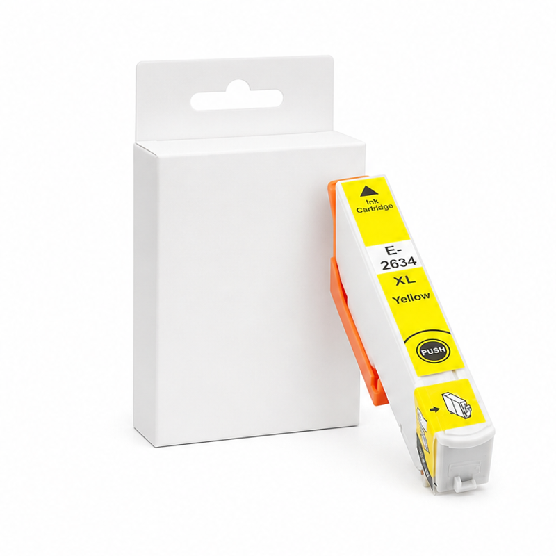 Cartouche d’encre jaune compatible Epson 26XL (C13T26344012 / C13T26144012)