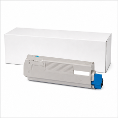 Toner cyan OKI compatible 6 000 pages pour C532/C542