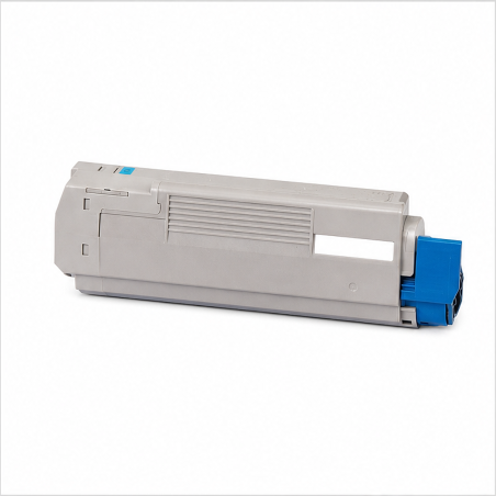 Toner cyan compatible OKI 46490607 pour C532dn/C542dn/MC563dn/MC573dn
