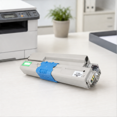 Toner noir compatible OKI 44469804 pour C510 C530