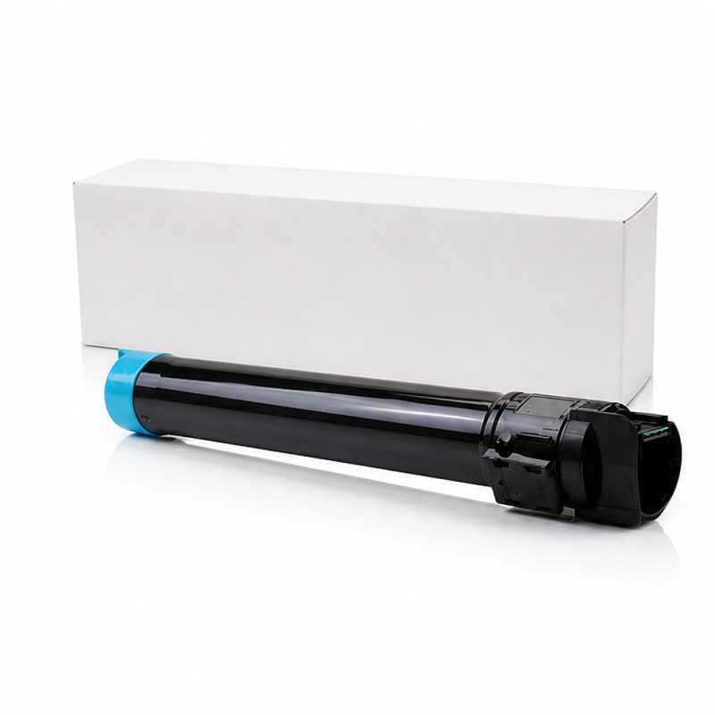 FlashToner Compatible Cyan Toner Cartridge for Xerox WorkCentre 7120/7125/7220/7225 - Replaces 006R01460