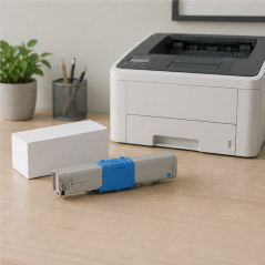 Toner cyan OKI 46490623 pour ES5432 et ES5473